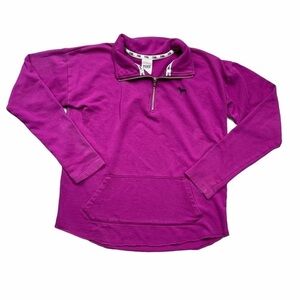 Victoria Secret PINK Quarter Zip Purple Pullover